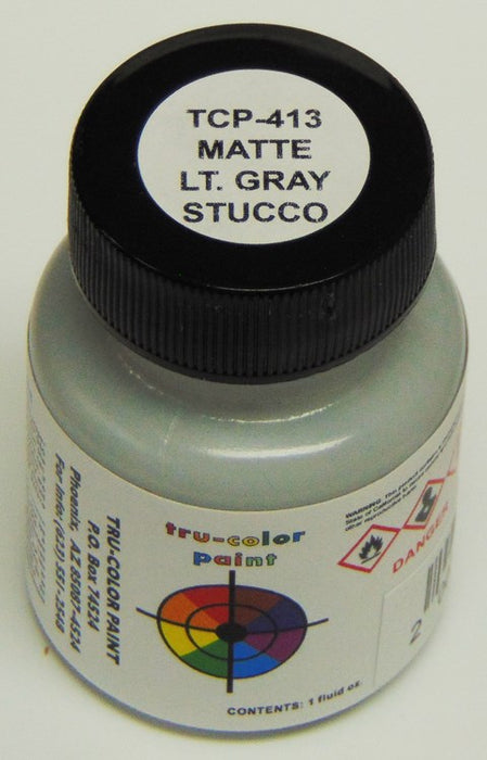 Tru-Color Paint 413 MATTE STUCCO LIGHT GRAY