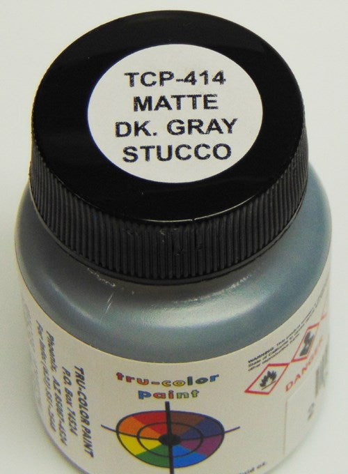 Tru-Color Paint 414 MATTE STUCCO DARK GRAY