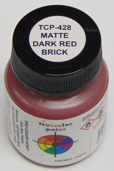 Tru-Color Paint 428 MATTE DARK RED BRICK (6631010730033)