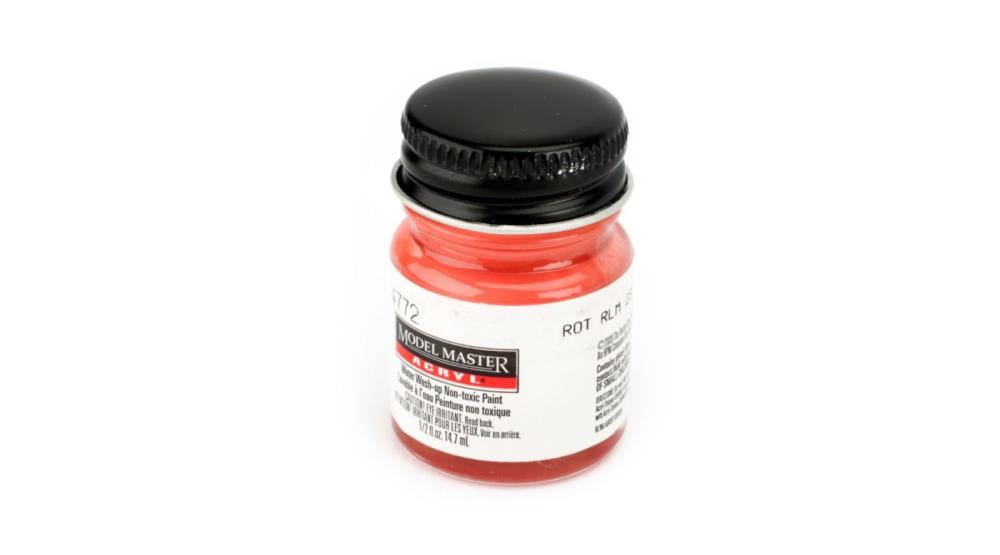 zTestors 4772 Bottle Acrylic RLM23 Rot - Hobby City NZ