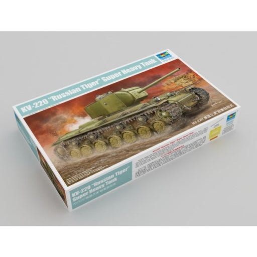 Trumpeter 05553 1/35 KV-220 Russian Tiger Super Heavy Tank (7636008894701)