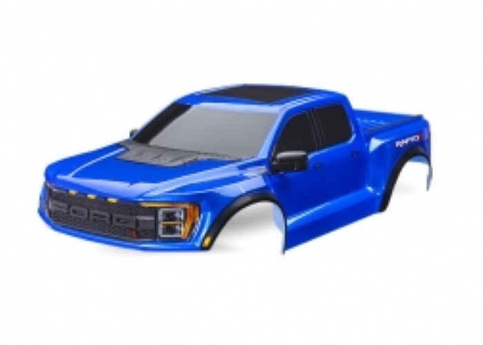 Traxxas 10112-BLUE BODY RAPTOR R BLUE COMPLETE (8828011643117)