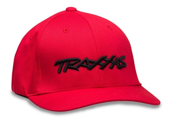 Traxxas 1188-Red-LXL - Traxxas Logo Flexfit Hat Red