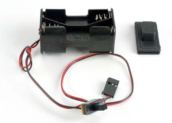 Traxxas 1523 - Battery holder/ switch/ cover (8827579629805)