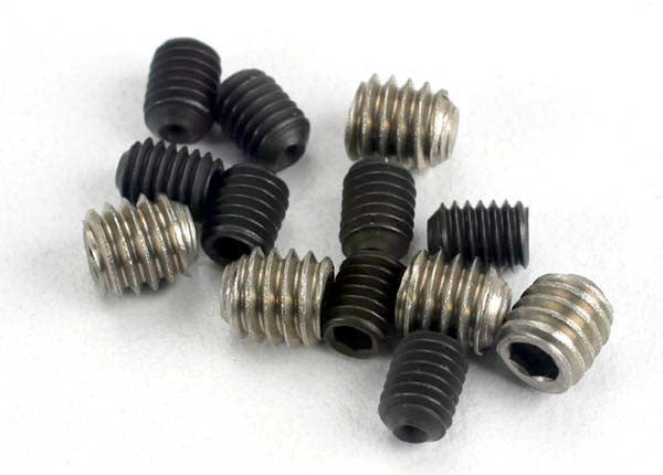 Traxxas 1548 - Set (grub) screws 3x4mm (8)/ 4x4mm (stainless) (4)