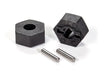 Traxxas 1654 - Wheel Hubs Hex (2)/ Stub Axle Pins (2) (7540654899437)