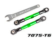 Traxxas 2444G CAMBER LINKS FRONT GREEN (8828014854381)