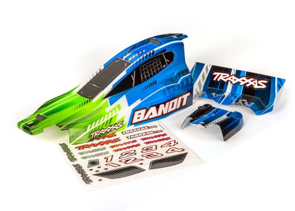 Traxxas 2450X BANDIT BODY GREEN (8828016099565)