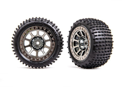 Traxxas 2470T T&W BLK CHRM 2.2/ALIAS REAR TIRE (8828016328941)