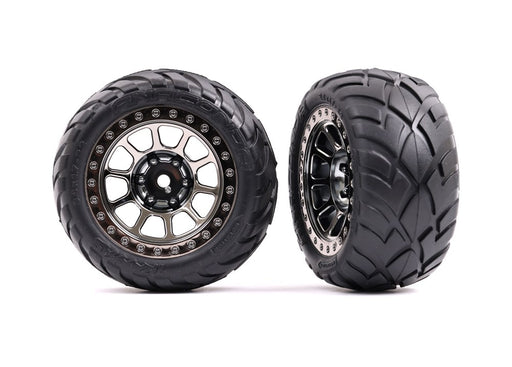 Traxxas 2478T T&W BLK CHRM 2.2/ALIAS TIRE (8828016722157)