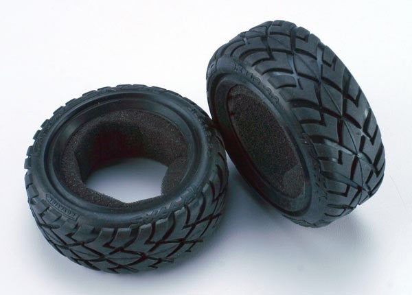 Traxxas 2479 - Tires Anaconda 2.2" (Wide Front) (2)/Foam Inserts (Bandit) (soft compound) (8827583791341)