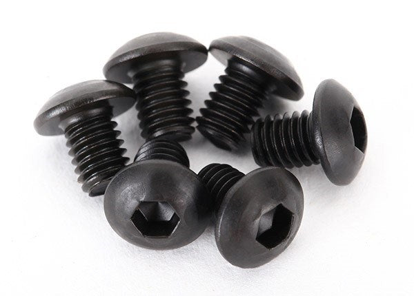 Traxxas 2515 - Screws 3X4Mm Button-Head Machine (Hex Drive) (6) (8827983167725)