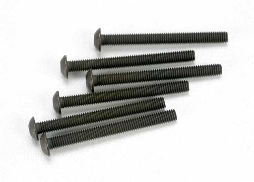 Traxxas 2582 - Screws 3x30mm button-head machine (hex drive) (6) (769048215601)