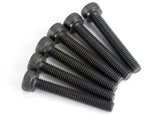 Traxxas 2585 - Screws 3x20mm cap-head machine (hex drive) (6) (8827586052333)