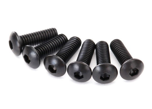 Traxxas 2617 - Screws 2.5x8mm button-head machine (hex drive) (6) (769049755697)