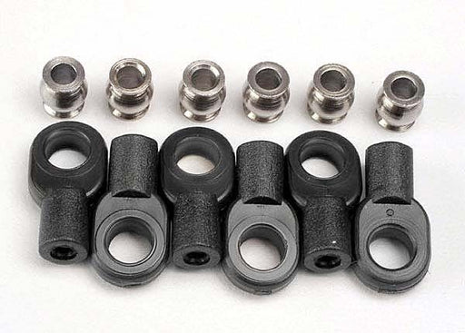 Traxxas 2742X - Rod Ends short (6)/ hollow balls (6) (7540676231405)