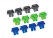 Traxxas 2943 - Battery charge indicators green (4) grey (4) blue (4) (7622647087341)