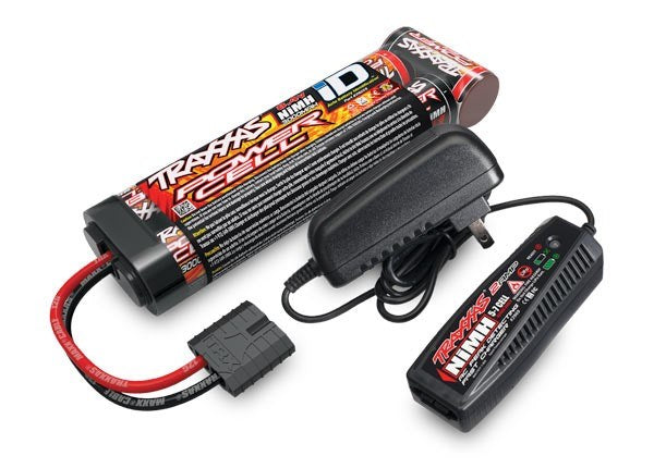 Traxxas 2983 - 8.4v 3000mah (long) Battery/Charger Completer Pack