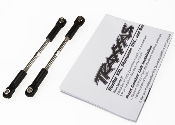 Traxxas 3645 - Turnbuckles Toe Link 61Mm (96Mm Center To Center) (2) (assembled with rod ends and hollow balls) (fits Stampede)