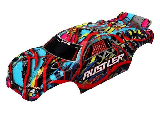 Traxxas 3749 - Body Rustler Hawaiian Graphics (Painted Decals Applied) (8827983986925)