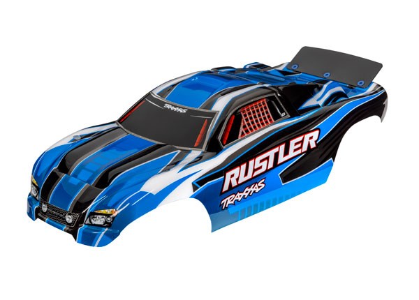 Traxxas 3750X RUSTLER BODY BLUE (8828021997805)