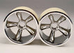 Traxxas 4174 - TRX Pro-Star Chrome Wheels (2) (Front) (For 2.2" Tires) (769068204081)