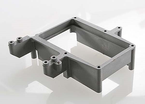 Traxxas 4432A - Fuel Tank Box (Holder)/ Throttle Servo Mount (Grey)