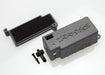 Traxxas 4925X - Box battery (grey)/ adhesive foam chassis pad/charge jack plug (rubber) (8827969339629)