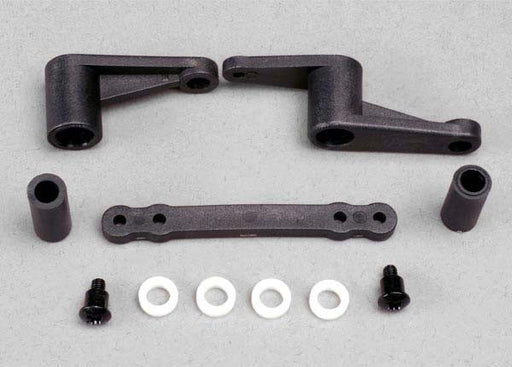 Traxxas 4943 - Steering bellcranks (2)/ bellcrank bushings (5x8x2.5mm) (4)/ bellcrank post spacers (2)/ draglink/ 3x8mm shoulder screws (2) (8827791540461)