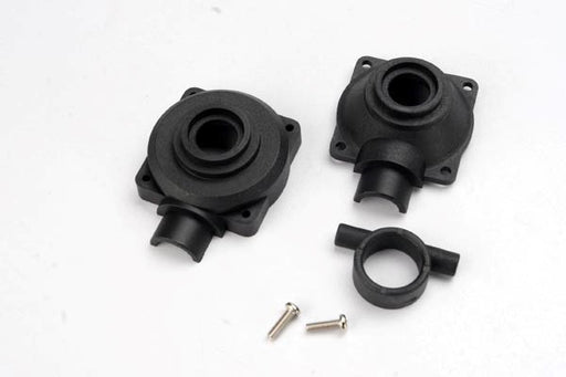 Traxxas 4980X - Housings diff (ring side/ non-ring side) (1 each)/ pinion collar (1) (769162608689)