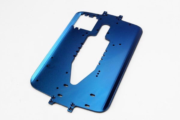 Traxxas 5122R - Chassis 6061-T6 Aluminum (4.0Mm) (Blue) (Standard Replacement For All Maxx Series)