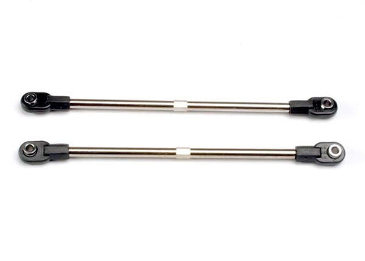 Traxxas 5138 - Turnbuckles 106mm (Front tie rods) (2) (Includes installed rod ends and hollow ball connectors) (8827807531245)