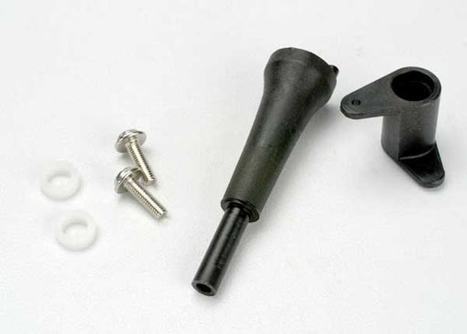 Traxxas 5167 - Slide carb linkage bellcrank post/ 5x8x2.5 plastic bushing (2)/ bellcrank/ 5x8x0.5 fiber washer (2)/ 3x10 WM (8827824373997)