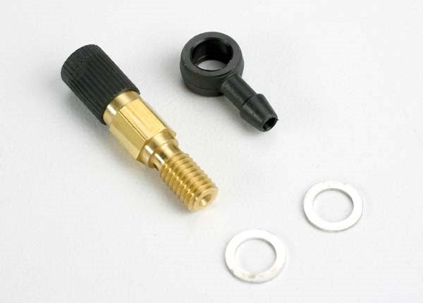 Traxxas 5250 - Needle Assembly High-Speed (With Fuel Fitting)/ 2.5X1.15mm O-ring (2)/ 5.3x7.8x.6mm crush washer (2) (TRX 2.5 2.5R) - Hobby City NZ