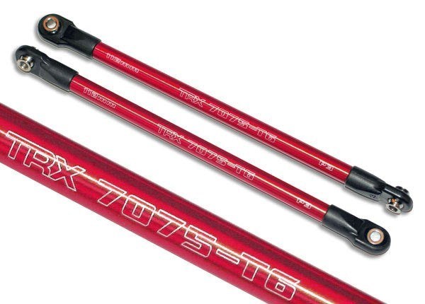 Traxxas 5319X - Push Rod (Aluminum) (Assembled With Rod Ends) (2) (Red) (use with #5359 progressive 3 rockers) - Hobby City NZ