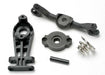 Traxxas 5344 - Steering arm (upper & lower)/ servo saver/ servo saver spring/ steering arm shaft (769089798193)