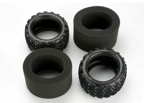 Traxxas 5370 - Tires Talon 3.8" (2)/ Foam Inserts (2)