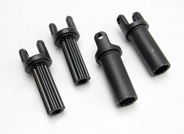 Traxxas 5456 - Half shafts center (internal splined (2)/ external splined (2)) (plastic parts only) (769093271601)