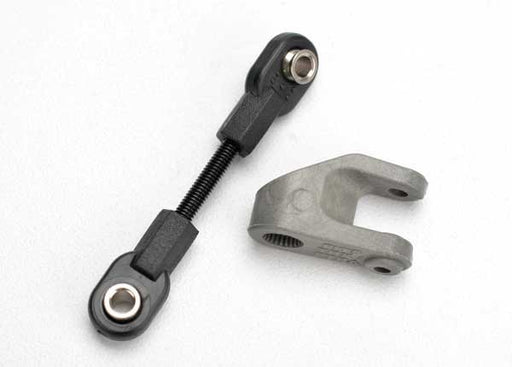 Traxxas 5545 - Servo horn steering/ linkage steering (3x30 threaded rod)/ rod ends (2)/ hollow balls (2) (8827937554669)