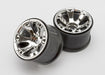 Traxxas 5671 - Wheels Geode 3.8" (Chrome) (2) (Use With 17Mm Splined wheel hubs & nuts) (8827940372717)