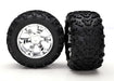 Traxxas 5674 - Tires & Wheels Assembled Glued (Geode Chrome Wheels (8827940569325)