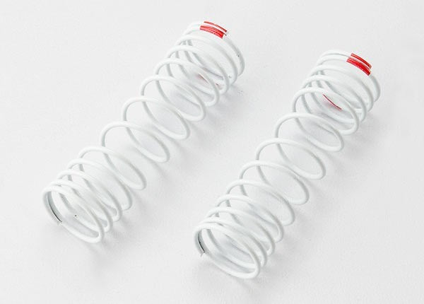 Traxxas 5860 - Springs front (white) (progressive rate) (2) (fits #5862 aluminum Big Bore shocks) (8525533708525)