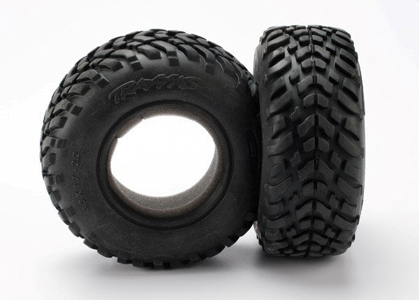 Traxxas 5871R - Tires ultra-soft S1 compound for off-road racing SCT dual profile 4.3x1.7- 2.2/3.0" (2)/ foam inserts (2)