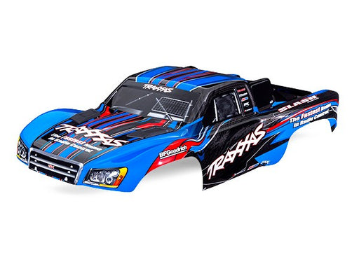 Traxxas 5924-BLUE BODY SLASH 2WD BLUE CLIPLESS (8525542195437)