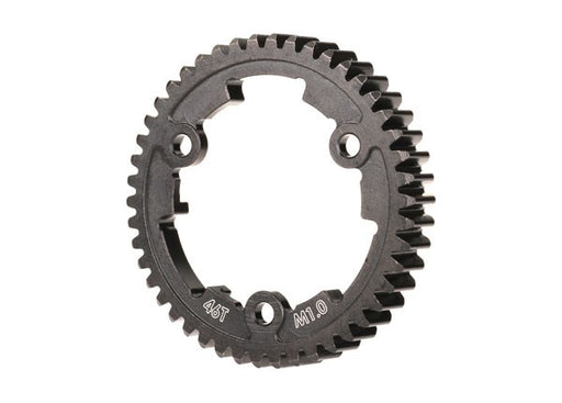 zTraxxas 6442 Spur gear 46-tooth steel (wide face 1.0 metric pitch) (8374106161389)