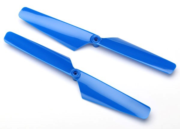 Traxxas 6629 - Rotor blade set blue (2)/ 1.6x5mm BCS (2)