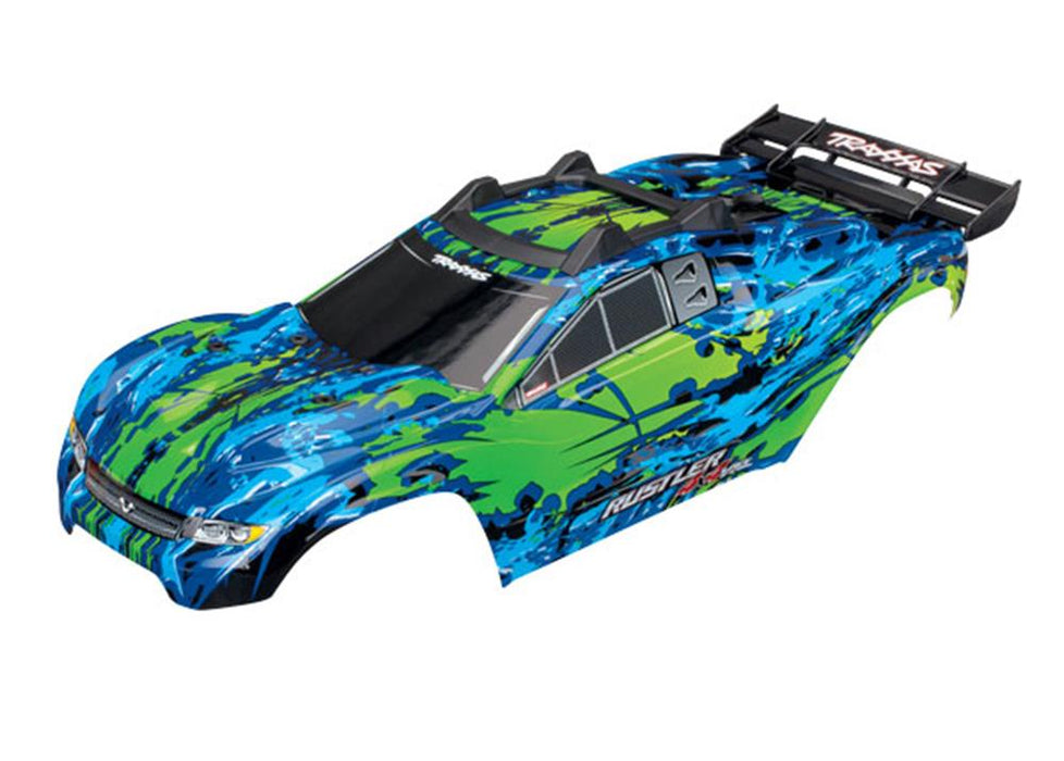 Traxxas 6717G - Body Rustler 4X4 VXL Green