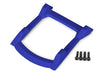 Traxxas 6728X Skid plate roof (body) (blue)/ 3x12mm CS (4) (8827994931437)