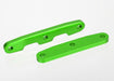 Traxxas 6823G - Bulkhead tie bars front & rear aluminum (green-anodized) (8827995324653)