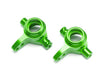 Traxxas 6837G Steering blocks 6061-T6 aluminum (green-anodized) left & right (7617508606189)